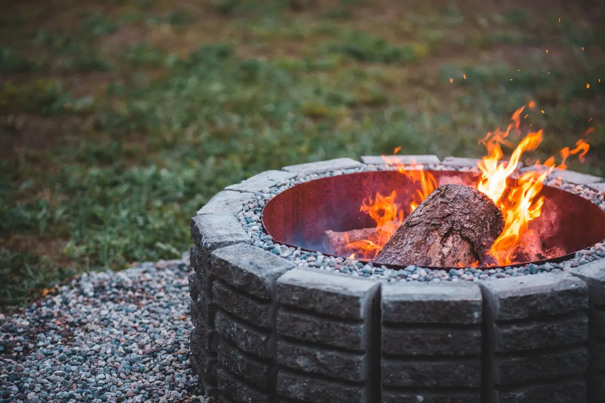 DIY project: a code-conscious paver fire pit