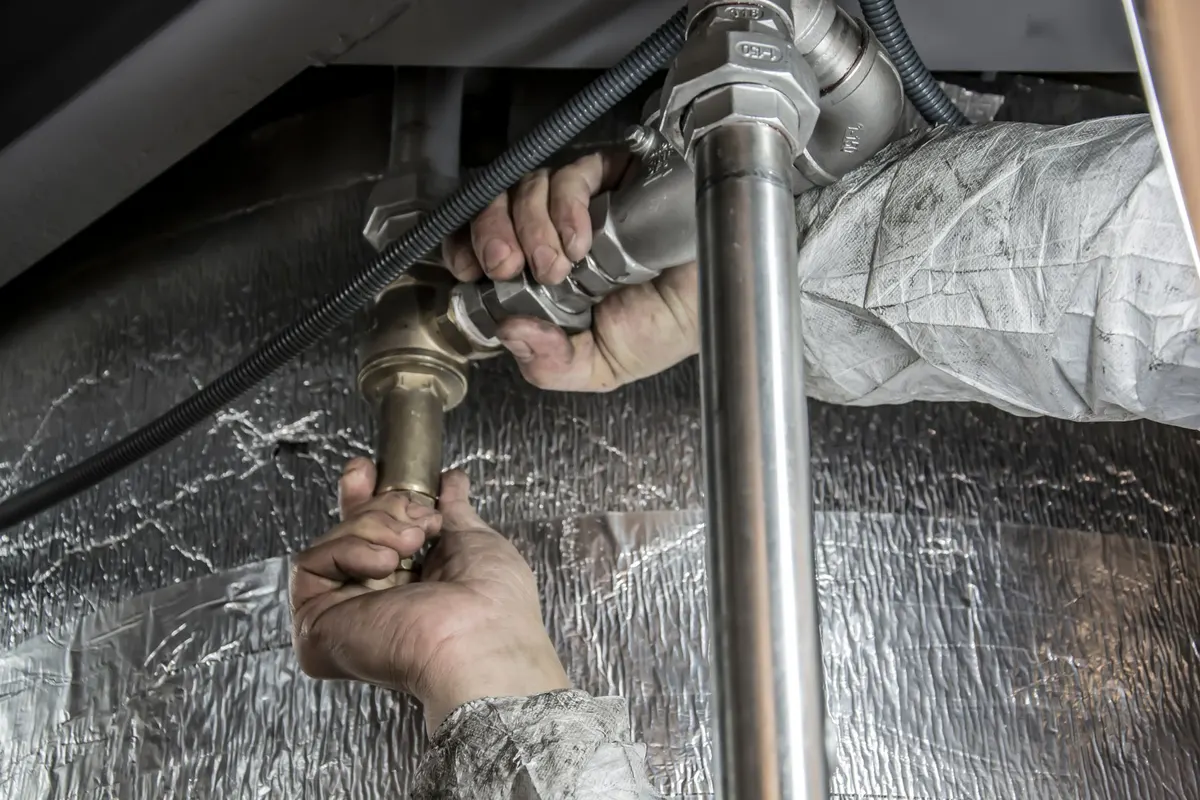 DIY project: fixing P-trap and supply line leaks under a sink