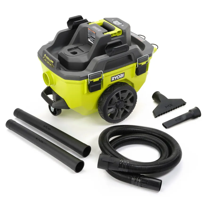 Ryobi PCL735B 18V ONE+ 6-gallon cordless wet/dry vacuum